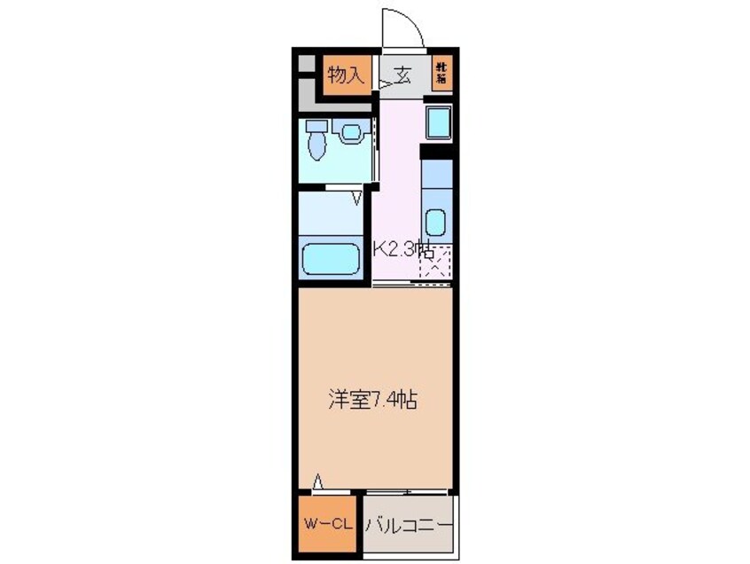 間取図 チェリーコート１１５