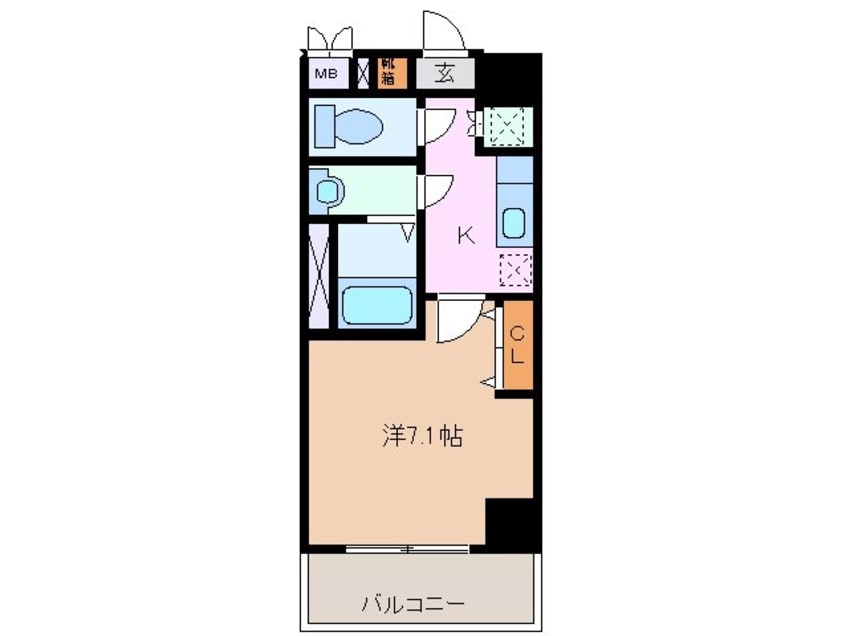 間取図 レジデンス浜田