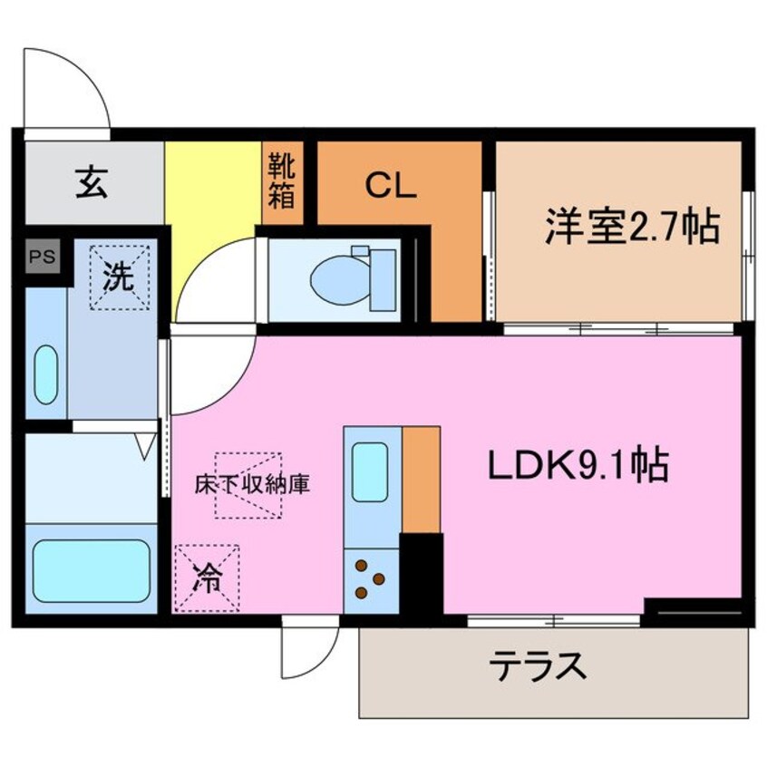 間取図 リアン ファミリオ 向陽