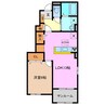 クローバー　Ａ 1LDKの間取り