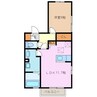 モエム 1LDKの間取り