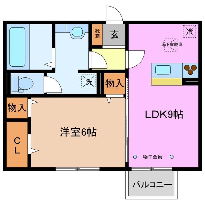 間取図 レスピーユ