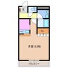 グロリアス・Ｍ 1Rの間取り