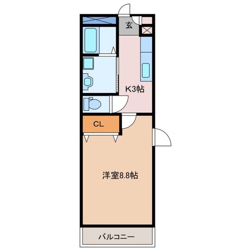 間取図 ビバーチェ安島