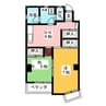 下田ビル 2DKの間取り