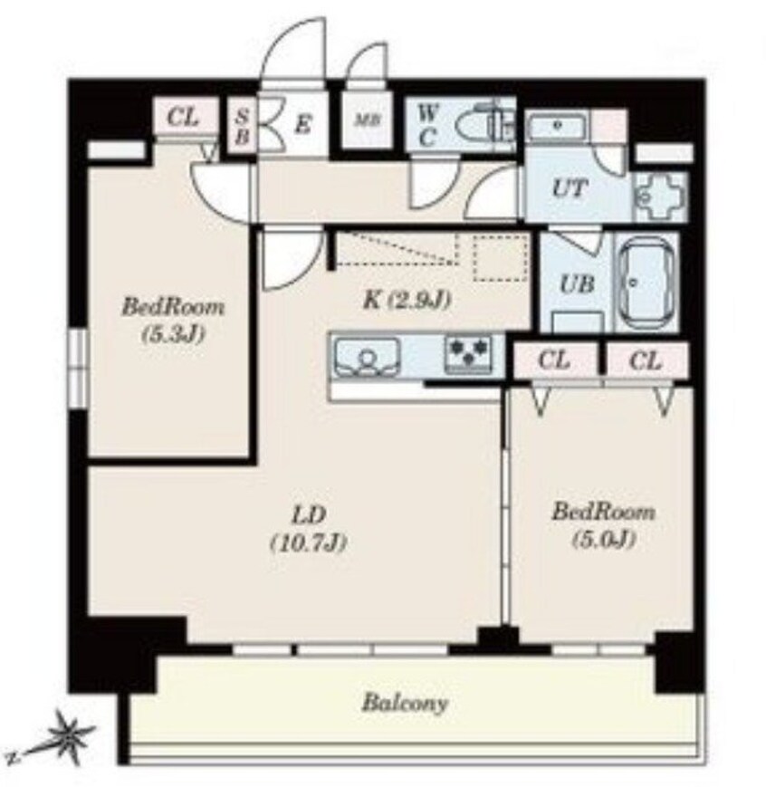 間取図 Ｓ－ＲＥＳＩＤＥＮＣＥ四日市安島ａｌｏｇｇｉｏ