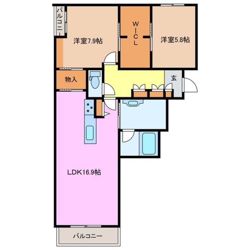 間取図 シャーメゾンソレイユ