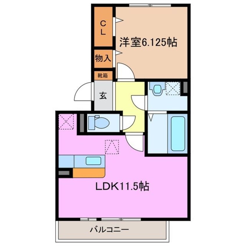 間取図 カーサ・ドゥ・ソレイユ