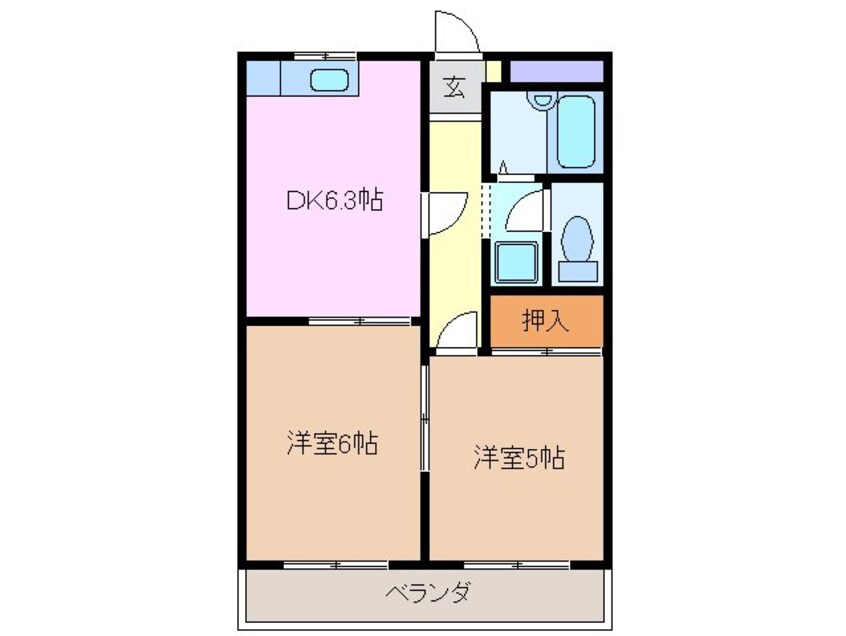 間取図 ツインクルメゾンⅠ