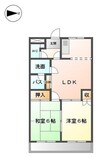 パークハイム 2LDKの間取り