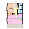 コーキア泊山崎 1LDKの間取り