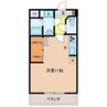 プラムファイン 1Rの間取り