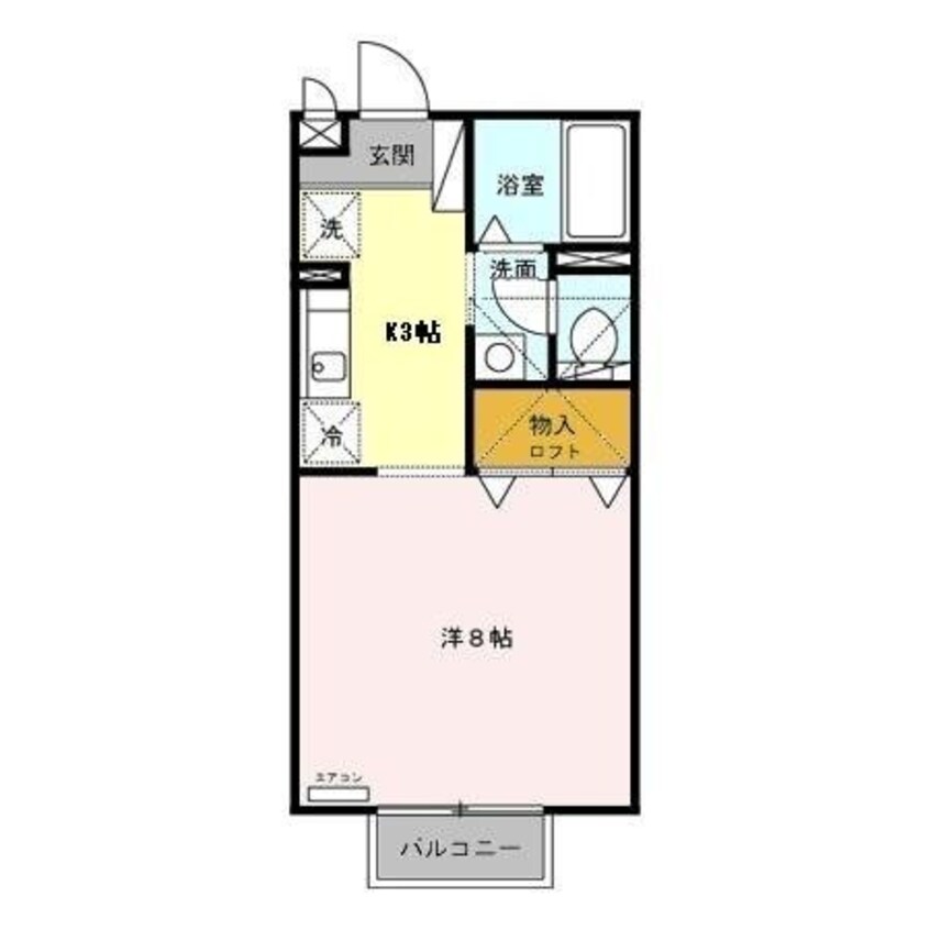 間取図 マ・メゾン海山道
