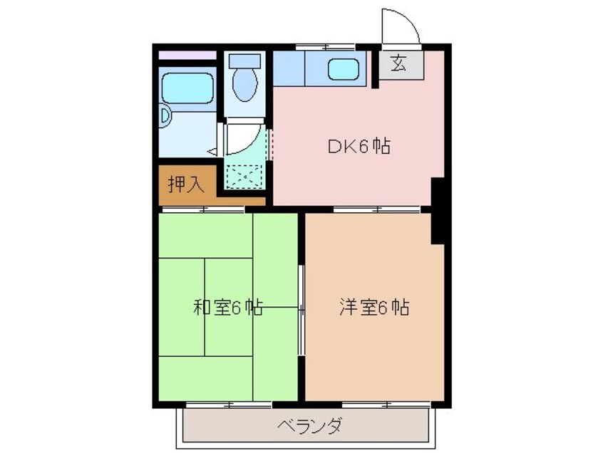 間取図 サニーコート