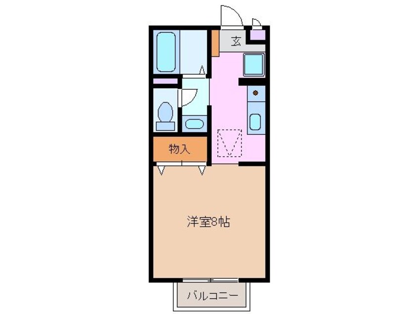 間取図 マ・メゾン海山道
