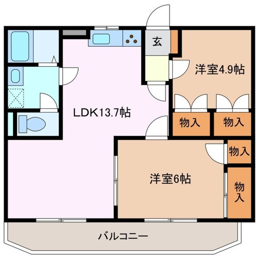 間取図 サンハイム藤