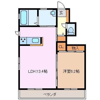 間取図 ソルレガーロ B