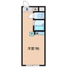 ベース四日市 1Rの間取り