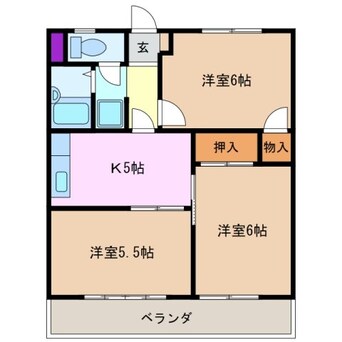 間取図 ツインクルメゾンⅠ