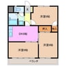 ツインクルメゾンⅠ 3DKの間取り