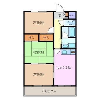 間取図 フォレストオブウィーン