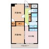 ハイマンション日永西　A棟 2Kの間取り