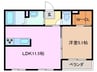 グレース伊倉 1LDKの間取り