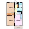 ファミール西台 2DKの間取り