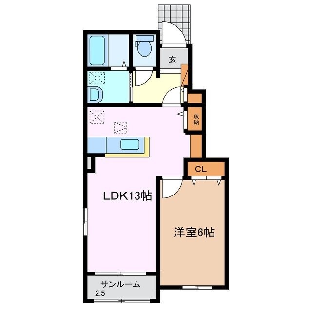 間取り図 ＨｏｎｇｏｕｓｏｕＢ