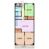 杉善第２ビル 3LDKの間取り