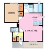 グレイス・コート 1LDKの間取り