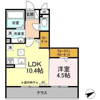 間取図 アンフィニときわ