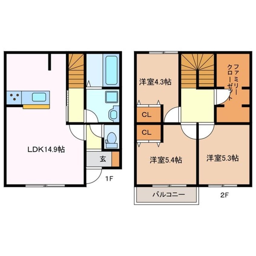 間取図 ドマーニ海山道