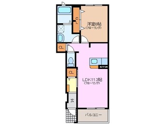 間取図 サンビレッジ　伊倉Ⅱ