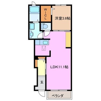 間取図 エタニティフィールドＢ