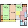 海の見える塩浜平屋一戸建て 4DKの間取り