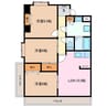 クレストコート 3LDKの間取り