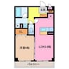 マンションマルカ　サウス 1LDKの間取り