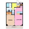 マンションマルカ　サウス 1LDKの間取り