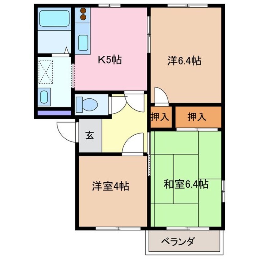 間取図 リバーサイド日永