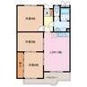 ＭＥＺＯＮ　ＡＳＡＨＩ 3LDKの間取り