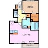 フェリーチェ本町 1LDKの間取り