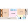 朝明ハイツ 2LDKの間取り