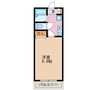 サン・コーポUTSUBE 1Kの間取り