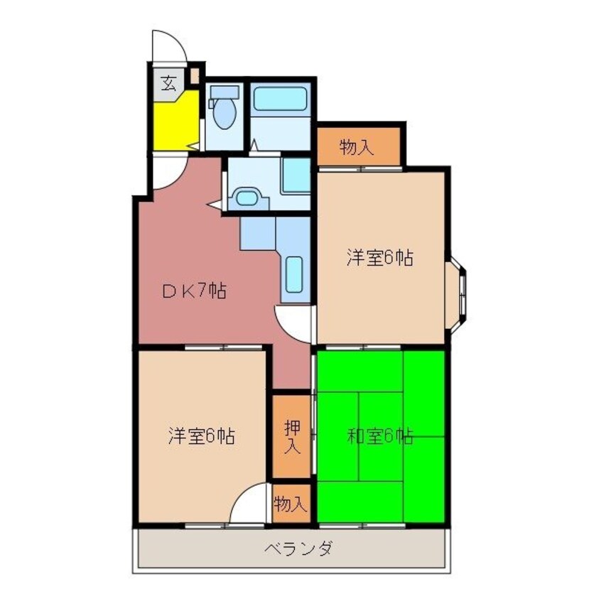 間取図 ロイヤルメゾンＨＡＭＡＤＡ