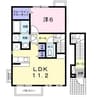 ヴェルサン ヴィラ 1LDKの間取り