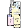 ノートルメゾンＡ 1LDKの間取り