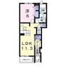 エタニティ 1LDKの間取り