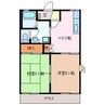 Ｔ－メゾン高花 2Kの間取り
