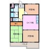 アクシア泊 3DKの間取り